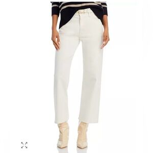 MOTHER The Dodger Ankle Act Natural wide-Leg High-Rise Jeans women's 32